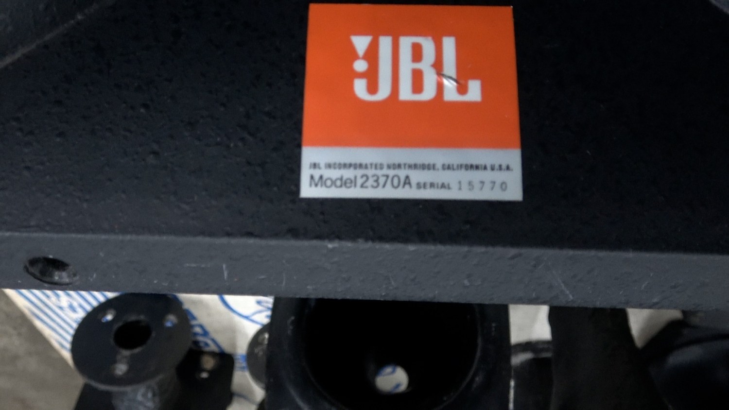 JBL 2370A Horns detail