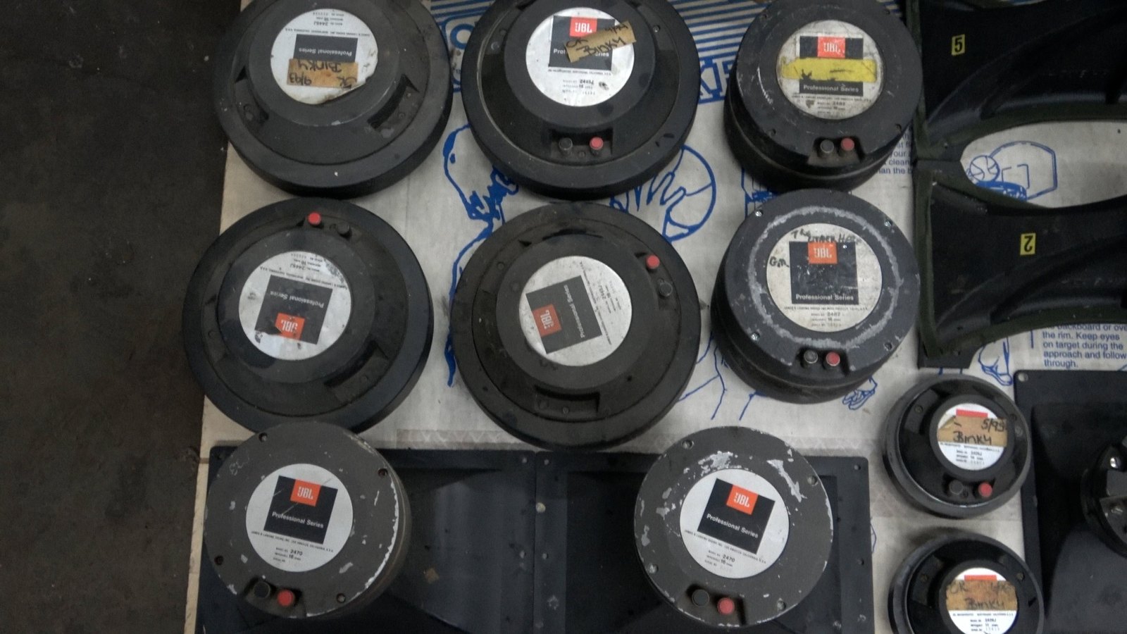 JBL cone drivers
