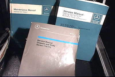 Mercedes manuals